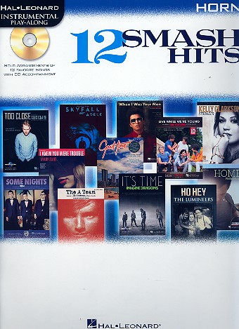 12 Smash Hits (+CD): for horn
