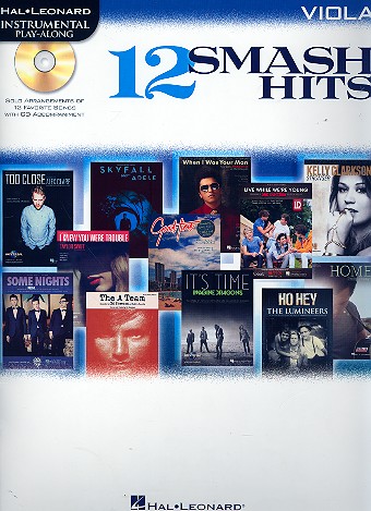 12 Smash Hits (+CD): for viola