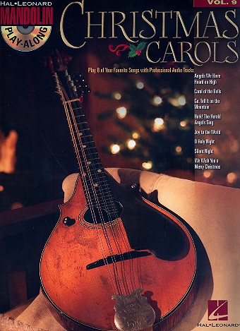 Christmas Carols mandolin playalong vol.9 songbook lyrics/mandolin/tab