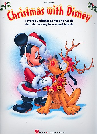 Christmas with Disney for easy piano (with lyrics and chords)