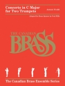 Antonio Vivaldi, Concerto for Two Trumpets Blechblserquintett Partitur + Stimmen