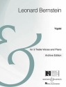 Bernstein, Leonard, Yigdal fr 3 Singstimmen und Klavier Chorpartitur