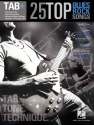 Tab+: 25 Top Blues/Rock Songs songbook vocal/guitar/tab/rock score