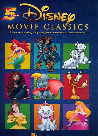 Disney Movie Classics: for 5-finger piano (with text)