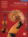 World Songs for Solo Instruments and Strings Streichensemble Stimme