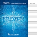 Frozen: Music Manuscript Paper (Wide-Staff)  Buch