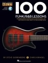 100 Funk/R&B Lessons (+audio access): for bass guitar/tab