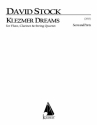 David Stock, Klezmer Dreams Flute, Clarinet and String Quartet Partitur + Stimmen