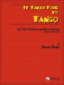 Daniel Dorff It Takes Four To Tango-clar4 3 Klarinetten und Bass-Klarinette Partitur und Stimmen