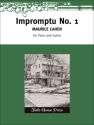 Maurice Cahen Impromptu No.1 Flte und Gitarre Partitur und Stimmen