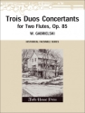 3 Duos Concertants op. 85  for 2 flutes score and parts