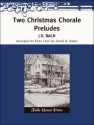 Johann Sebastian Bach Two Christmas Chorale Preludes 2 Flten, Alt-Querflte und Bass-Querflte