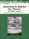 Wolfgang Mozart Lacrymosa & Sanctus From 'Requiem' 4 Flten und Klavier