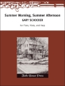 Gary Schocker Summer Morning, Summer Afternoon Flte, Viola und Harfe