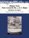 Frederick The Great Allegro From Flute Concerto No.3 In C Major 5 Flten