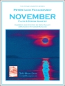 Peter Ilyich Tchaikovsky November Flte und Streichquartett Partitur und Stimmen
