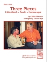 Clifford Benson Three Pieces 3 Flten, Alt-Querflte und Bass-Querflte Partitur und Stimmen