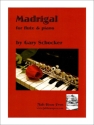 Gary Schocker Madrigal Flte und Klavier Partitur und Stimmen