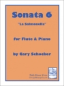 Gary Schocker Sonata 6 Flte und Klavier Partitur und Stimmen