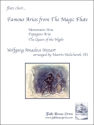 Wolfgang Amadeus Mozart Famous Arias From The Magic Flute 8 Flten Partitur und Stimmen