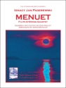 Ignace Paderewski Menuet Flte und Streichtrio Partitur und Stimmen