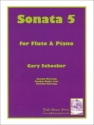 Gary Schocker Sonata No.5 Flte und Klavier Partitur und Stimmen
