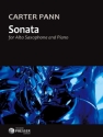 Carter Pann Sonata for Alto Saxophone and Piano Alt-Saxophon und Klavier Klavierauszug mit Solostimme