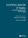 Ludwik Milde 25 Studies in Scales and Chords for Bassoon Fagott