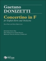 Gaetano Donizetti Concertino in F Englischhorn und Orchester Klavierauszug mit Solostimme