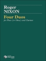 Roger Nixon 4 Duos Flte (Oboe) und Klarinette Spielpartitur
