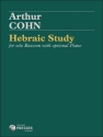 Arthur Cohn Hebraic Study Fagott und Klavier Partitur und Stimmen