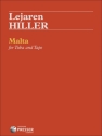Lejaren Hiller Malta Tuba und Tonband Studienpartitur + CD