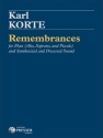 Karl Korte Remembrances Flte (Piccolo-Flte, Alt-Blockflte) und Tonband