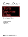 Daniel Dorff Three Japanese Songs Gesang und Klavier