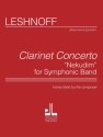 Jonathan Leshnoff Clarinet Concerto  Partitur und Stimmen