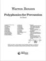 Warren Benson Polyphonies for Percussion sinfonisches Blasorchester Partitur