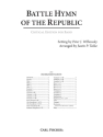 William Steffe Battle Hymn of the Republic Blasorchester Partitur