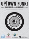 Uptown Funk Piano, Vocal and Guitar Blatt