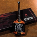Jack Daniels Electric Bass Model Miniature Guitar Replica Collectible