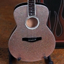 Acoustic Guitar With Glitter Rhinestone Finish  Wohnaccessoires