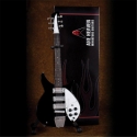 Axe Heaven Black Ric Sullivan Miniature Guitar Replica Collectible