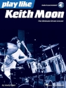 Andy Ziker, Play like Keith Moon Schlagzeug Buch + Online-Audio