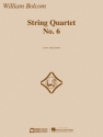 William Bolcom String Quartet No. 6 Streichquartett Partitur + Stimmen