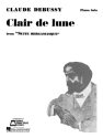 Claude Debussy Clair de Lune Klavier Buch
