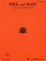 Fire and Rain Piano, Vocal and Guitar Buch