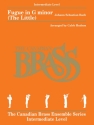 Johann Sebastian Bach, Fugue In G Minor The Little Blechblserquintett Partitur + Stimmen