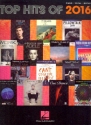 Top Hits of 2016 Songbook piano/vocal/guitar