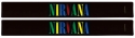 Nirvana Slap Band 2-Pack - Multi Color Logo  Geschenk