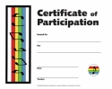 Certificate of Participation Klavier Buch