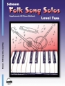 Folk Song Solos Klavier Buch